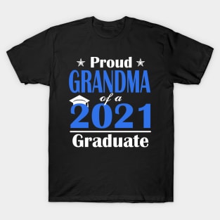 Proud Grandma of a Class of 2021 Graduate Funny Senior T-Shirt